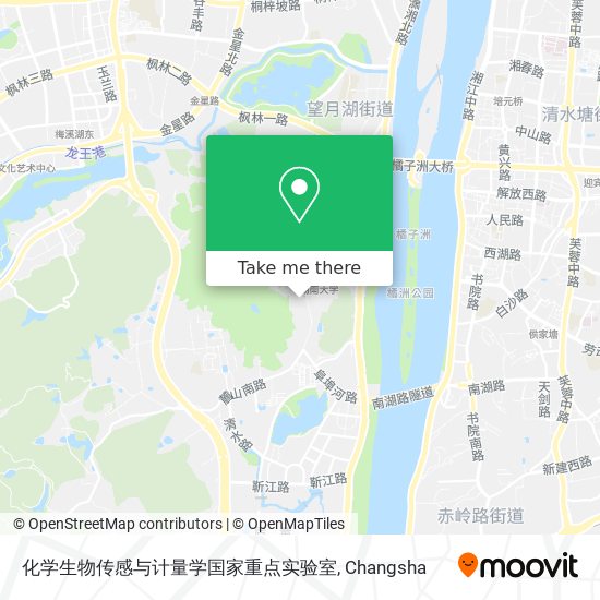 化学生物传感与计量学国家重点实验室 map
