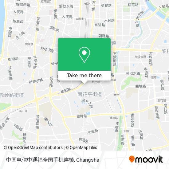 中国电信中通福全国手机连锁 map