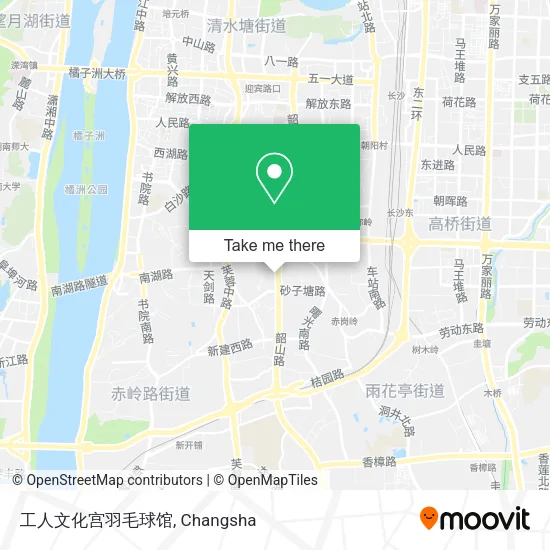 工人文化宫羽毛球馆 map