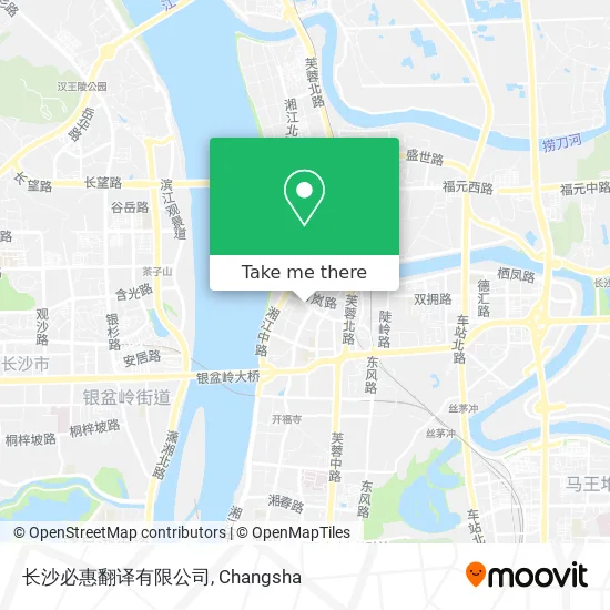 长沙必惠翻译有限公司 map