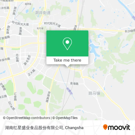 湖南红星盛业食品股份有限公司 map