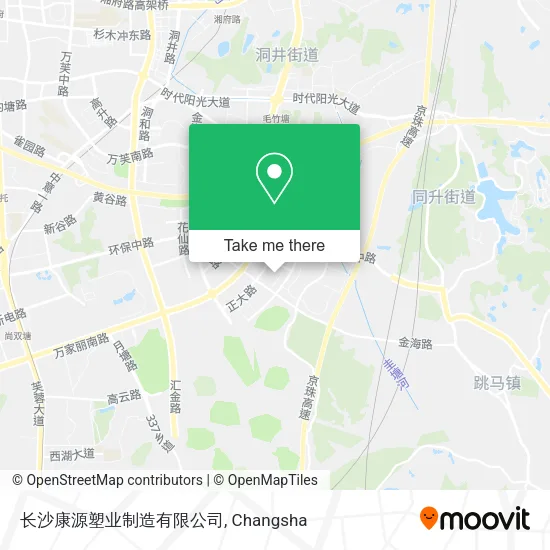 长沙康源塑业制造有限公司 map