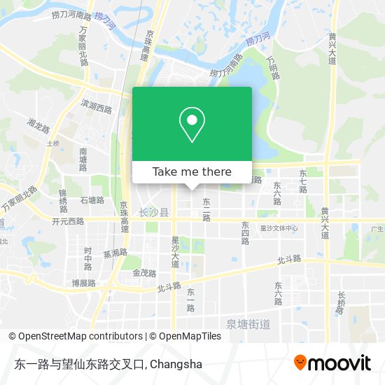 东一路与望仙东路交叉口 map