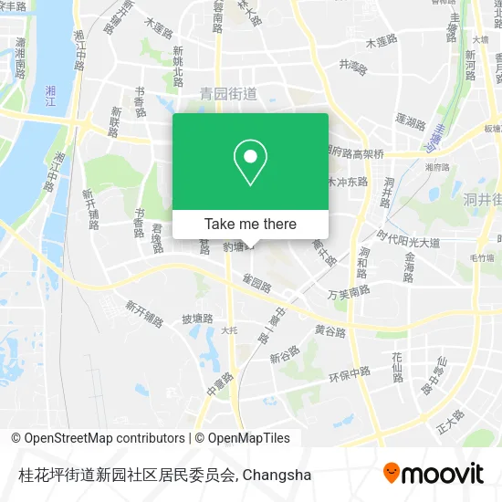 桂花坪街道新园社区居民委员会 map