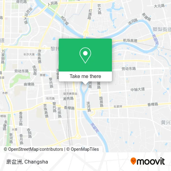 磨盆洲 map