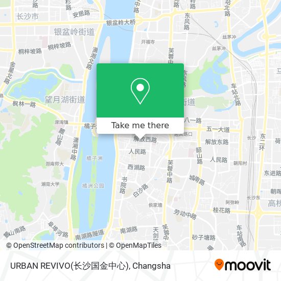 URBAN REVIVO(长沙国金中心) map