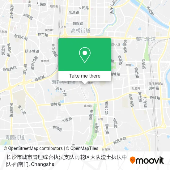 长沙市城市管理综合执法支队雨花区大队渣土执法中队-西南门 map