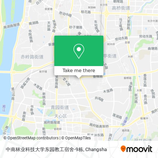 中南林业科技大学东园教工宿舍-9栋 map