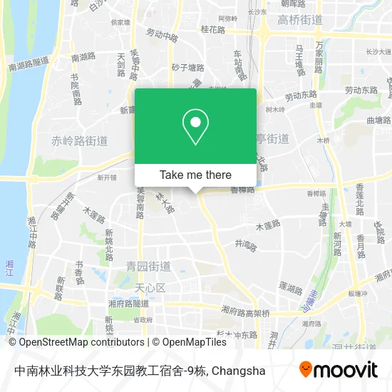 中南林业科技大学东园教工宿舍-9栋 map