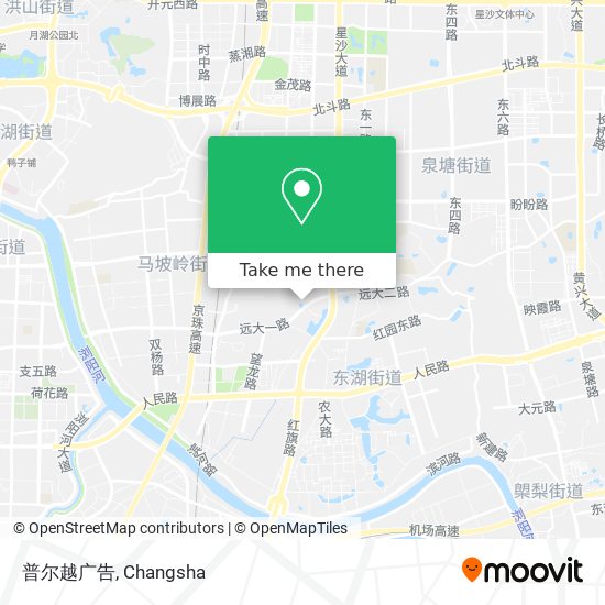 普尔越广告 map