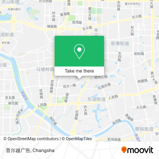 普尔越广告 map
