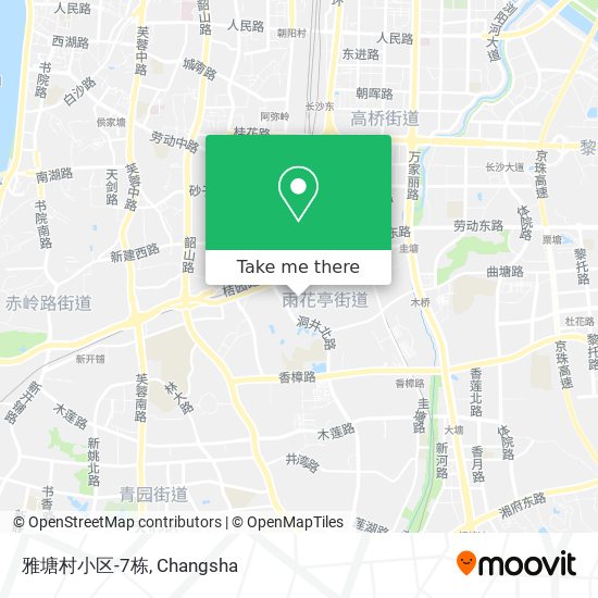 雅塘村小区-7栋 map