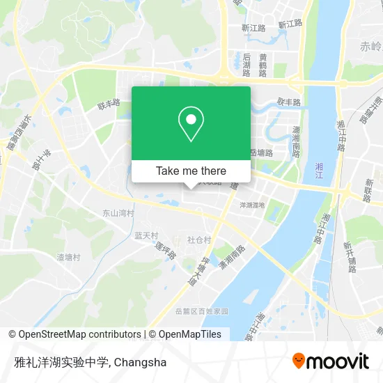 雅礼洋湖实验中学 map
