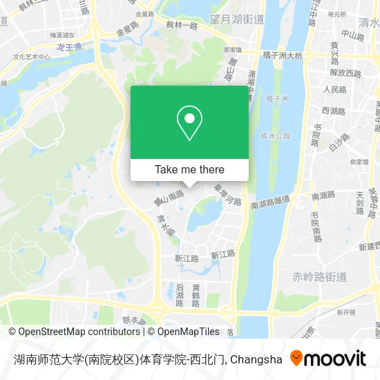 湖南师范大学(南院校区)体育学院-西北门 map