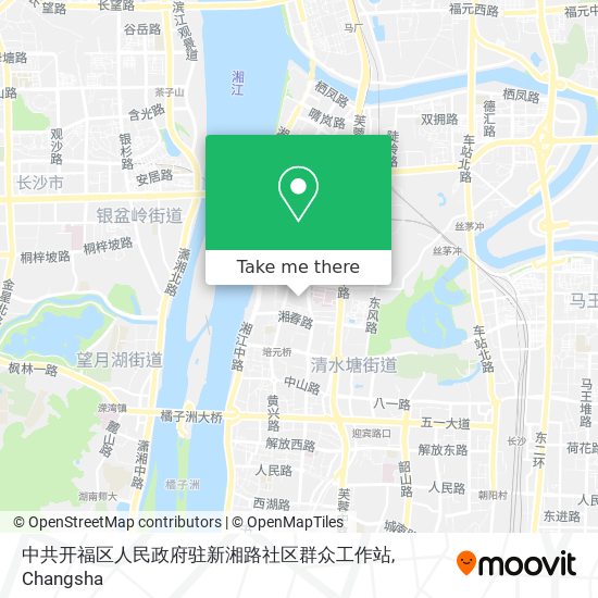 中共开福区人民政府驻新湘路社区群众工作站 map