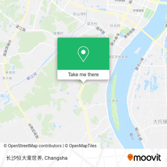 长沙恒大童世界 map