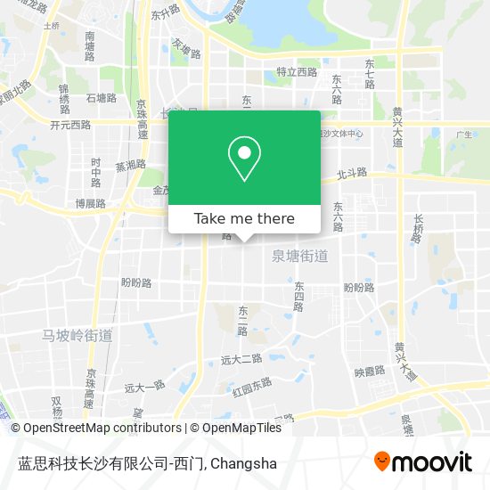 蓝思科技长沙有限公司-西门 map