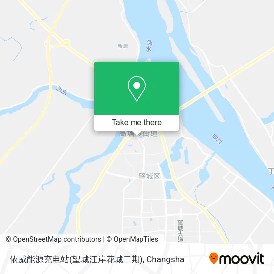 依威能源充电站(望城江岸花城二期) map