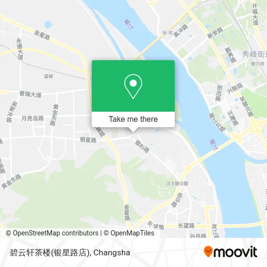 碧云轩茶楼(银星路店) map