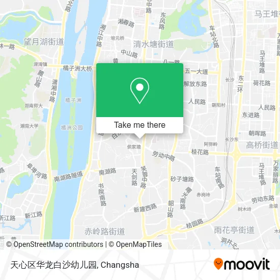 天心区华龙白沙幼儿园 map