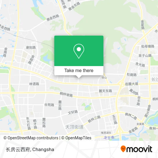 长房云西府 map