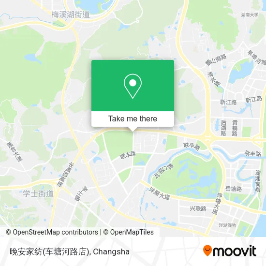 晚安家纺(车塘河路店) map