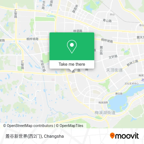 麓谷新世界(西2门) map