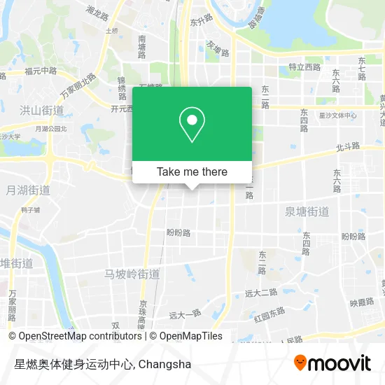 星燃奥体健身运动中心 map