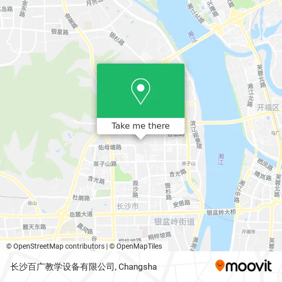 长沙百广教学设备有限公司 map