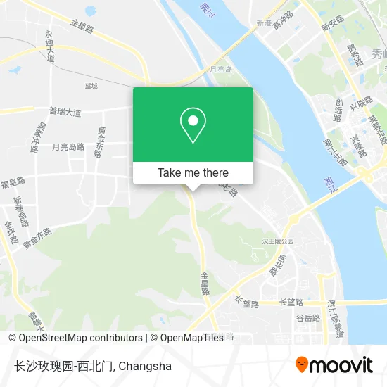 长沙玫瑰园-西北门 map