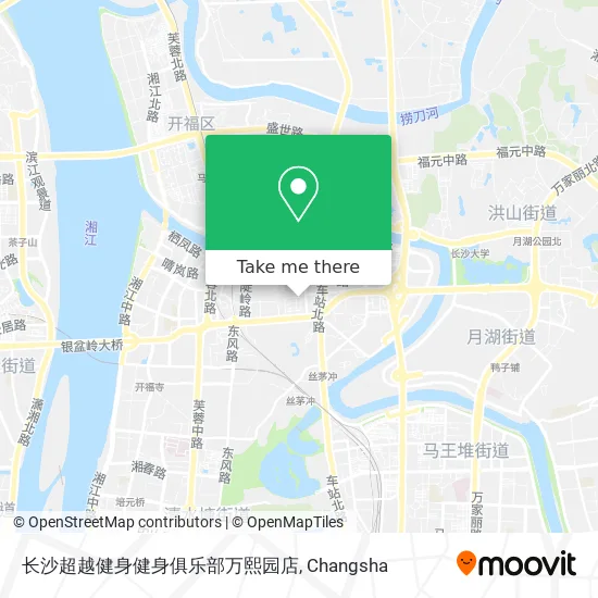长沙超越健身健身俱乐部万熙园店 map