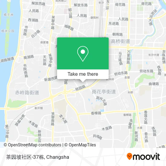 茶园坡社区-37栋 map