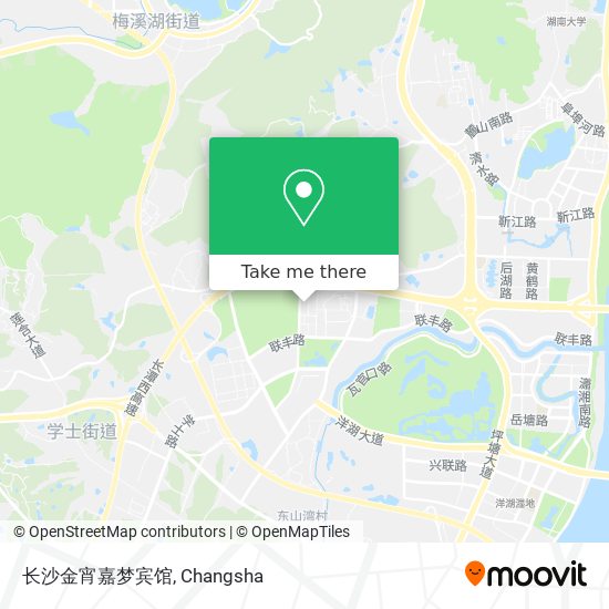 长沙金宵嘉梦宾馆 map