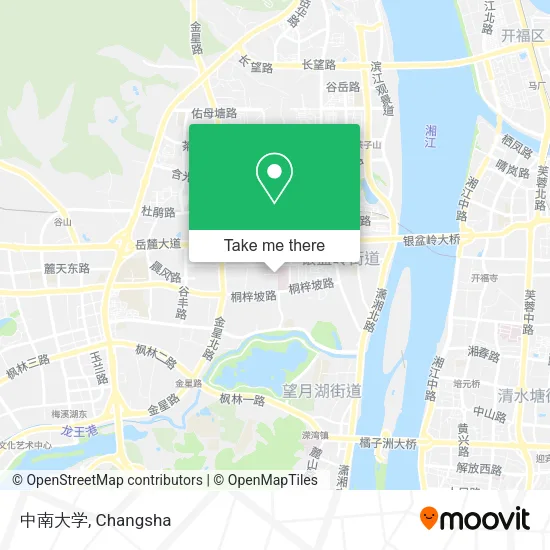 中南大学 map