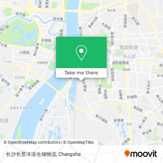长沙长景冷冻仓储物流 map