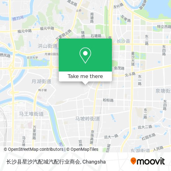 长沙县星沙汽配城汽配行业商会 map