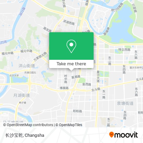 长沙宝乾 map