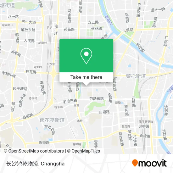 长沙鸿乾物流 map