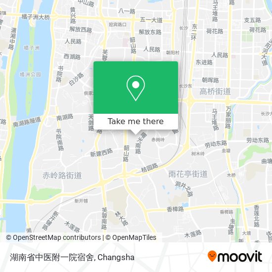 湖南省中医附一院宿舍 map