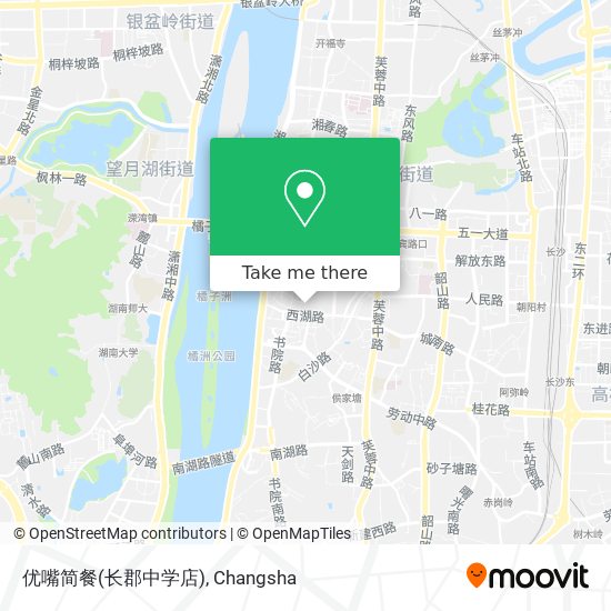 优嘴简餐(长郡中学店) map