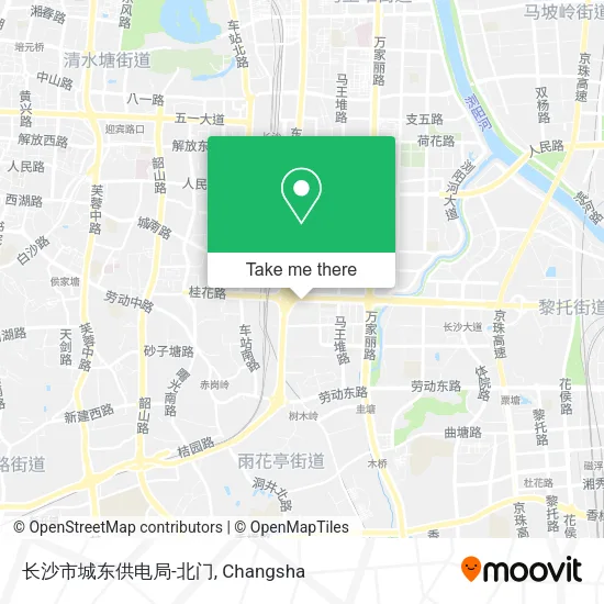 长沙市城东供电局-北门 map