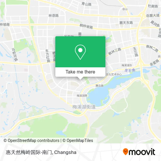 惠天然梅岭国际-南门 map