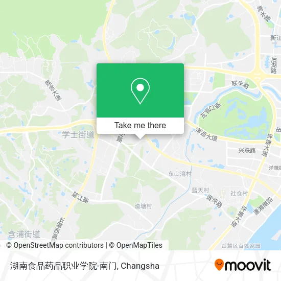 湖南食品药品职业学院-南门 map