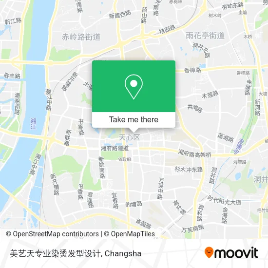 美艺天专业染烫发型设计 map