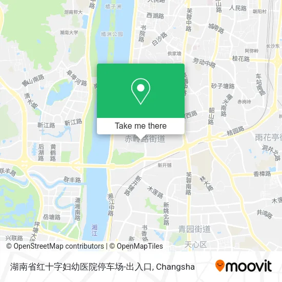 湖南省红十字妇幼医院停车场-出入口 map
