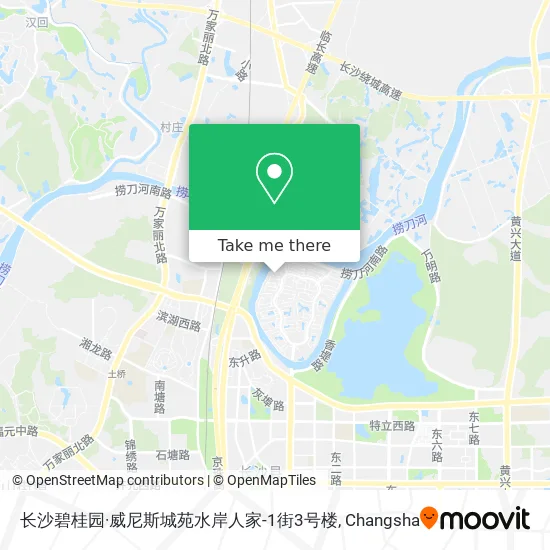 长沙碧桂园·威尼斯城苑水岸人家-1街3号楼 map