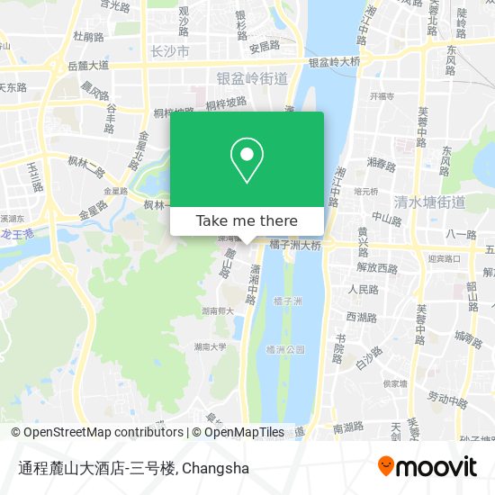通程麓山大酒店-三号楼 map