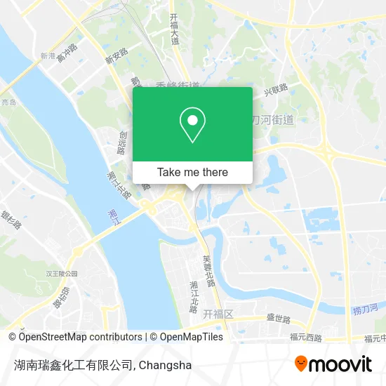 湖南瑞鑫化工有限公司 map