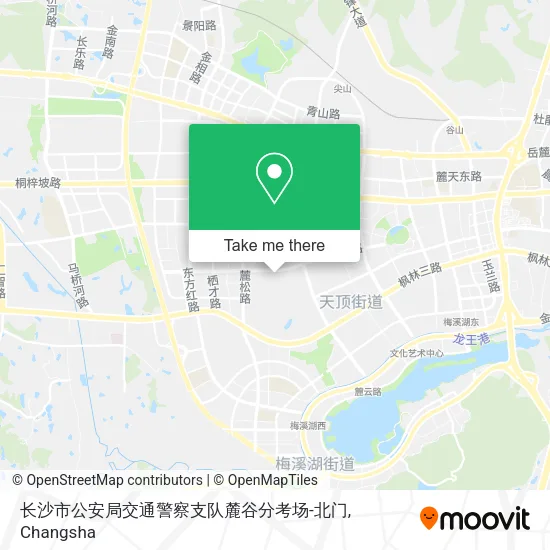 长沙市公安局交通警察支队麓谷分考场-北门 map