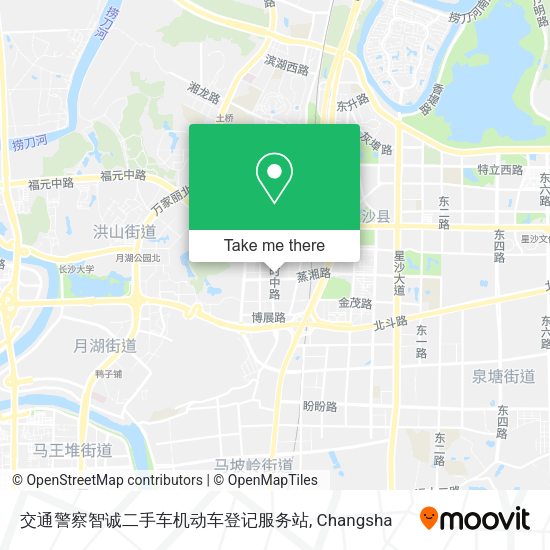 交通警察智诚二手车机动车登记服务站 map